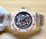 JF Fake Audemars Piguet Royal Oak Rose Gold Skeleton Watch